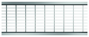 ACO Self® Maschenrost MW 30x10 aus Stahl verzinkt, PKW-befahrbar