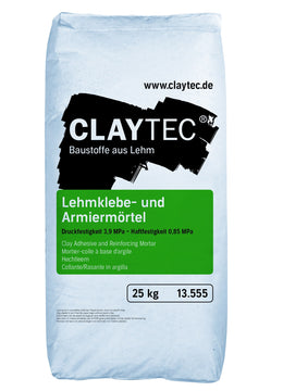 Claytec Lehmkleber für Innendämmplatten, 25-kg-Sack