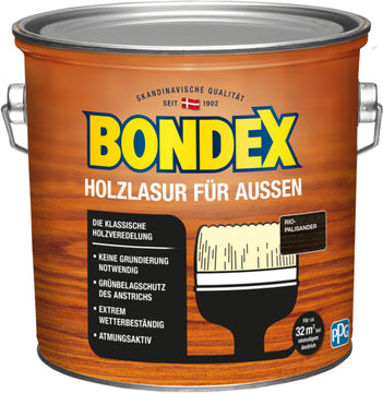 Bondex Holzlasur außen Rio Palisander 2,5 l