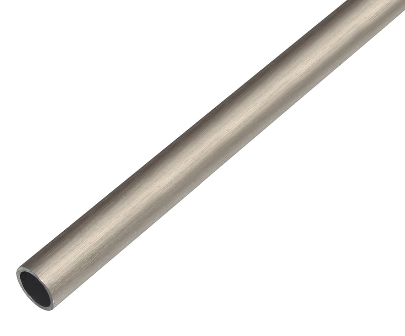 GAH ALBERTS Rundrohr aus Aluminium in edelstahldesign, 1000 mm