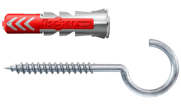 fischer DuoPower Universaldübel Mauerwerksdübel 10x50 mm Nylon (2 Stück)