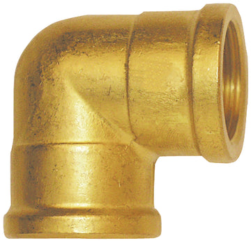 Cornat Winkel mit Innengewinde aus Messing 90° 1"
