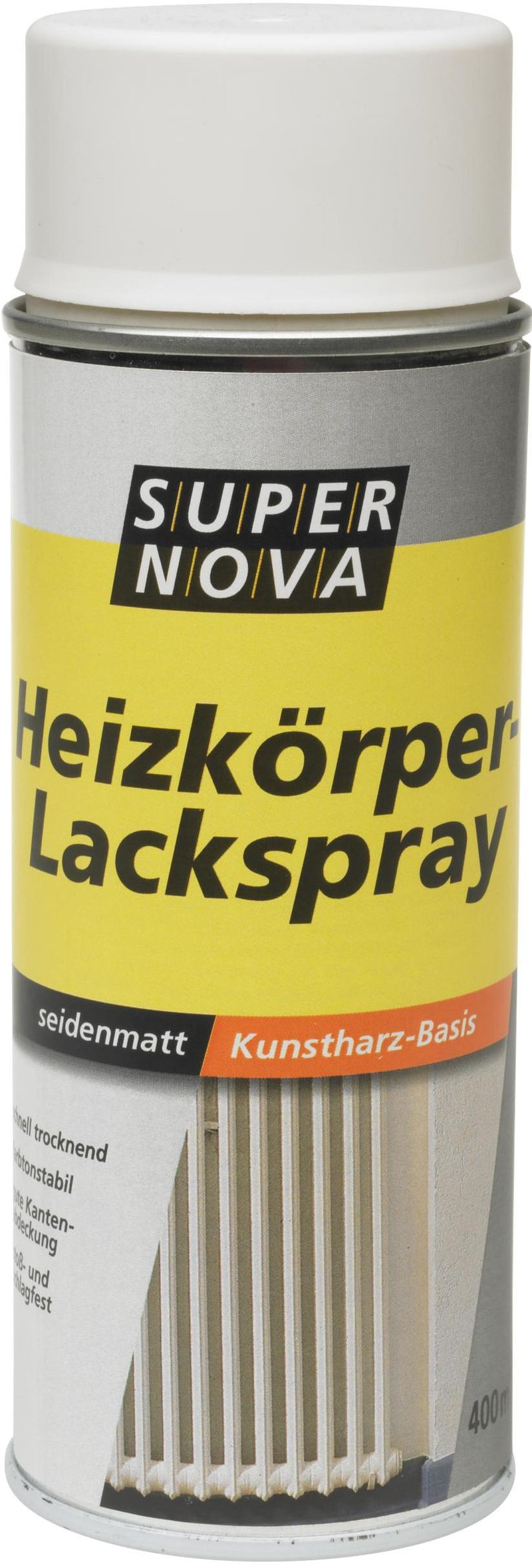 SuperNova Heizkörper-Lackspray reinweiß 0,4 l