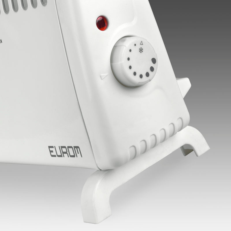 Eurom CK501R Frostschutz 500 W mit Thermostat, weiß, innen