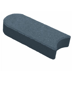 CHRISTOPH Mähstein Kant- & Randstein groß, anthrazit aus Beton 33x13x5 cm