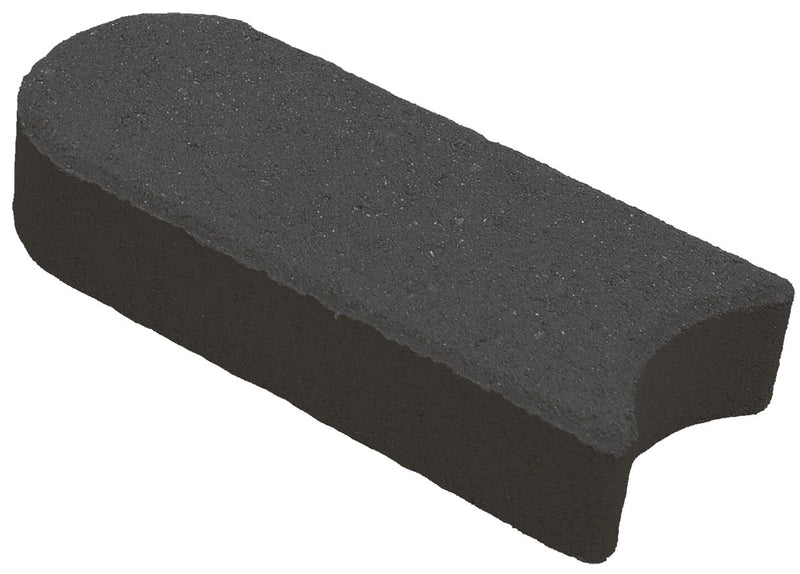 CHRISTOPH Mähstein Kant- & Randstein groß, anthrazit aus Beton 33x13x5 cm