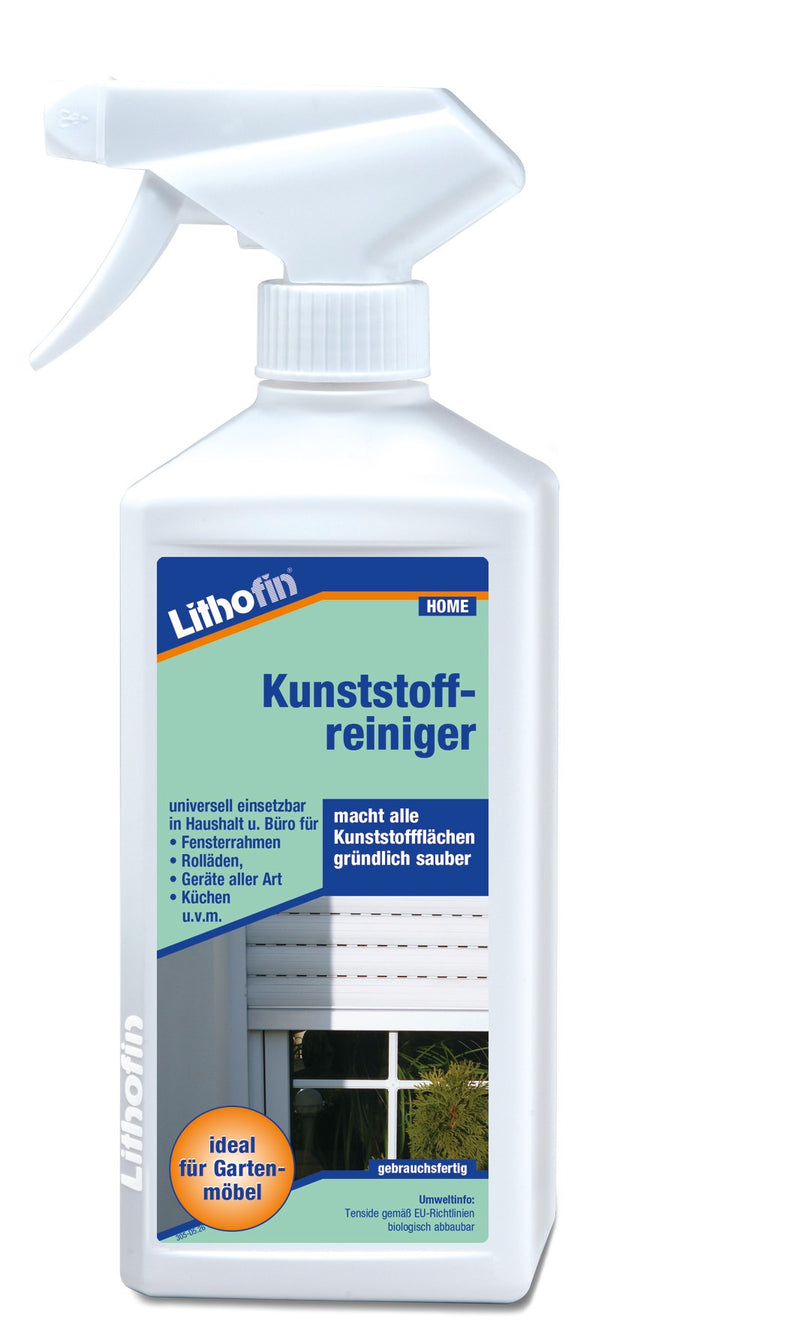 Lithofin Kunststoffreiniger, 500 ml Sprühflasche, gelblich klar