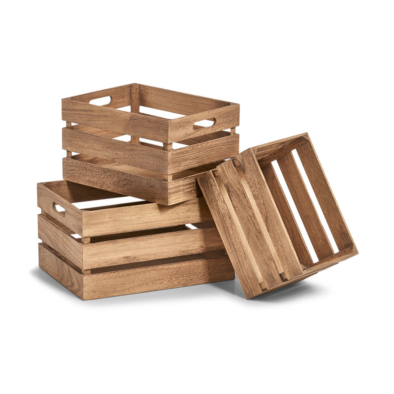 Zeller Present Vintage Holzkiste 35 x 25 x 20,5 cm