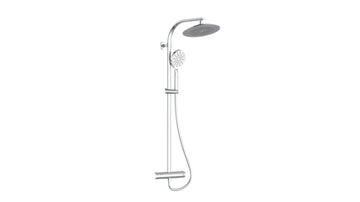 Schütte Madura Fresh Duschsäule in Chrom mit Thermostatarmatur