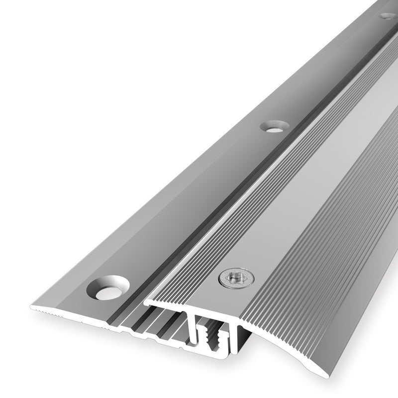 Parkettfreund Ausgleichsprofil PF 376 V silber 100 cm Combi Vinyl Aluminium eloxiert
