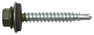 SWG Bohrschraube 6kt. verz. 4,8x35 mm RAL 6003 Olivgrün