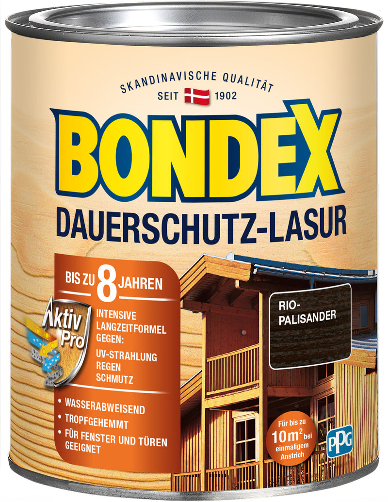 Bondex Dauerschutz-Lasur Rio-Palisander 0,75 l