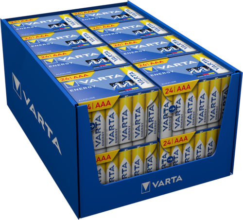 VARTA Energy AAA Batterie Cube (24 St.) im Einstoffblister 1,50 V