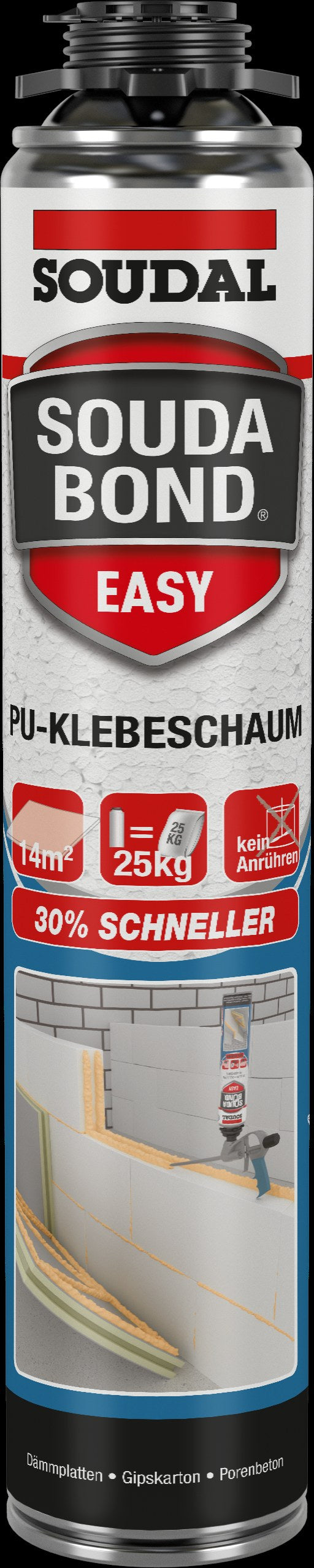 Soudal SOUDABOND EASY Polyurethan-Klebeschaum orange 800 ml