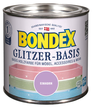 Bondex Glitzer-Basis, matte Innen-Wandfarbe (0,5 l)