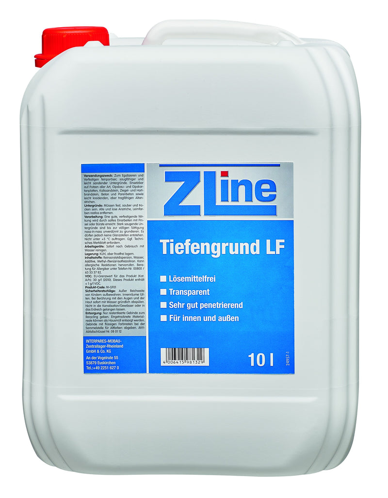 Meffert Z-Line Tiefengrund LF 10 l transparent Kanister