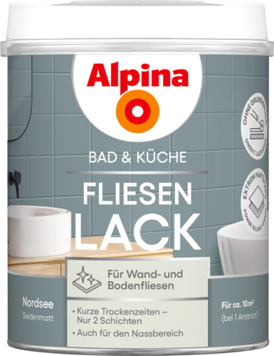 ALPINA Bad & Küche Fliesenlack 2K 0,75 l