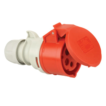 UNITEC Caravan CEE-Kupplungs-Steckdose A rot, 5-polig, IP44