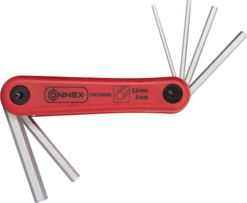 Conmetall Meister Stiftschlüsselsatz 6kt 2,5–8 mm, 6-teilig (CrV)