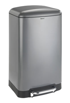 Wenko Treteimer Studio Easy Close in grau, 30 l