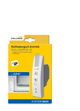 Schellenberg ROLLODRIVE 45 Gurtwickler elektrisch weiß, kompakt