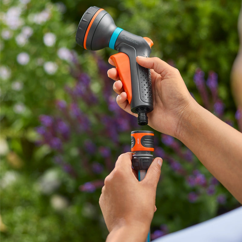 GARDENA Classic Multifunktionsbrause Starter Set, grau/orange