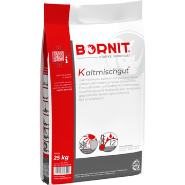 Bornit Kaltmischgut, Gebrauchsfertiges Asphalt-Kaltmischgut im Gebinde 25 kg