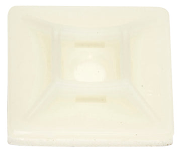 SWG Klebesockel natur 19x19 mm, 10 Stück für Kabelband 3,6 mm