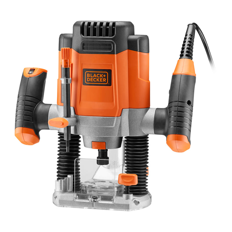 STANLEY Black & Decker Elektronik-Oberfräse KW1200E-QS, 1.200 W