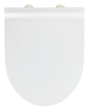 WENKO Exclusive Nr. 6 WC-Sitz, weiß, Duroplast mit Absenkautomatik