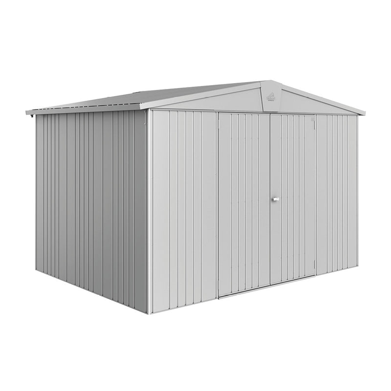 Biohort Gerätehaus Europa Gr. 5 (316 × 228 × 209 cm) Silber-metallic