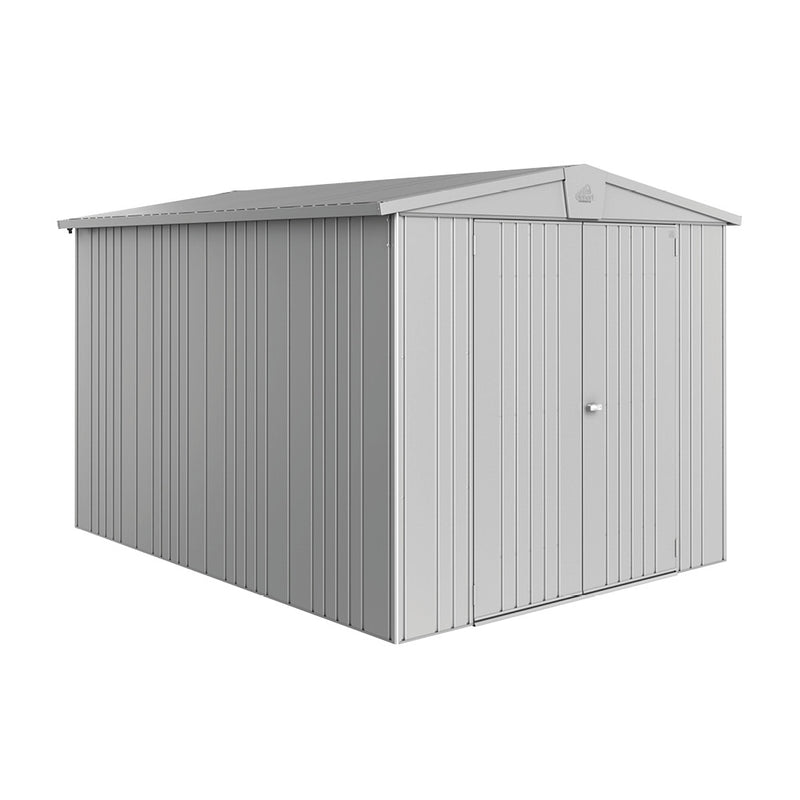Biohort Gerätehaus Europa Gr. 6 (244 × 300 × 203 cm) Silber-metallic
