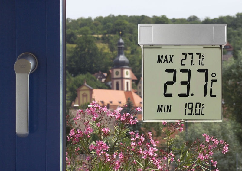 TFA VISION Fenster-Max-Min-Thermometer silber, wetterfest