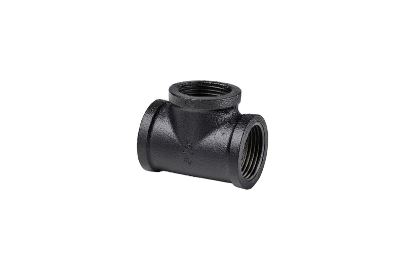 DOLLE PIPE T-Stück schwarz – Eisenrohrsystem, Tee Connector
