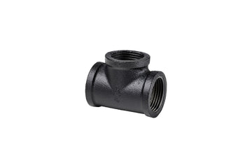 DOLLE PIPE T-Stück schwarz – Eisenrohrsystem, Tee Connector
