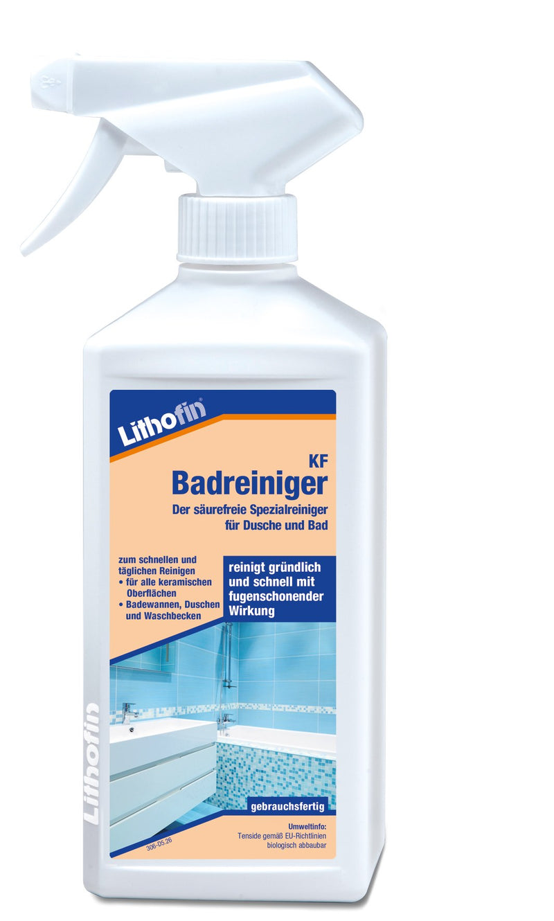 Lithofin KF Badreiniger säurefrei für Keramik-, Natur- und Kunststein (500 ml)