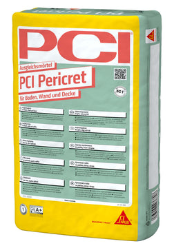 PCI Pericret Ausgleichsmörtel grau, 25 kg Spachtel für Boden, Wand & Decke