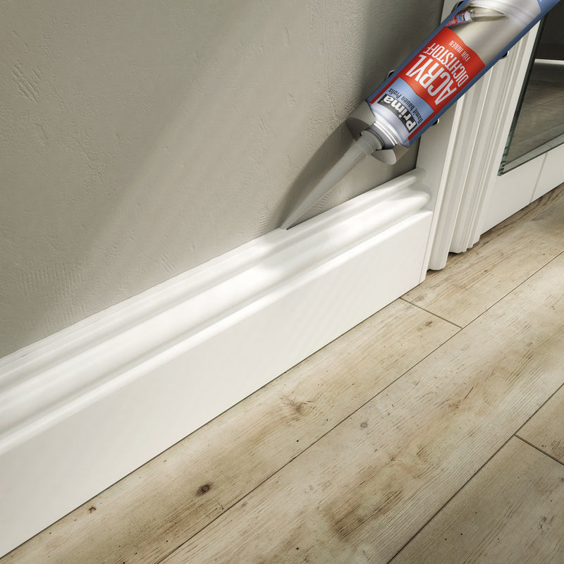 PRIMA Acryl Dichtstoff weiß, 310 ml für Decke & Wand außen