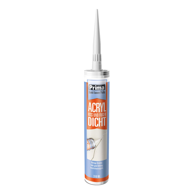 PRIMA Acryl Riss- und Fugendichtstoff weiß, 310 ml Kartusche