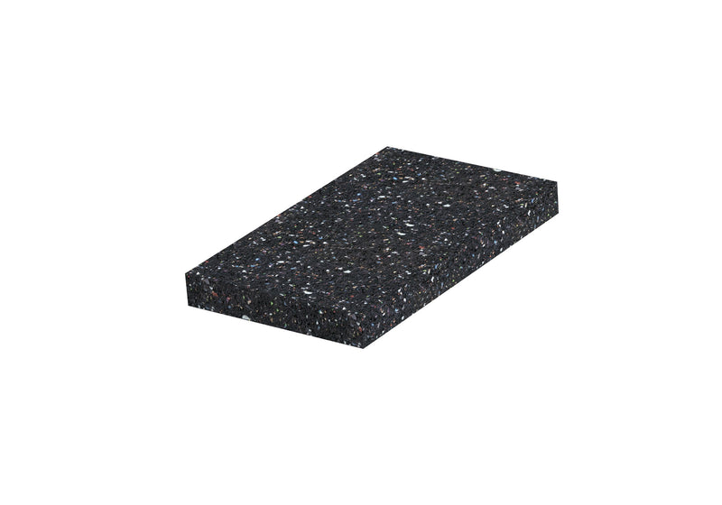 EasyDeck Gummipad schwarz als Unterlagsplatte 100x60x10 mm