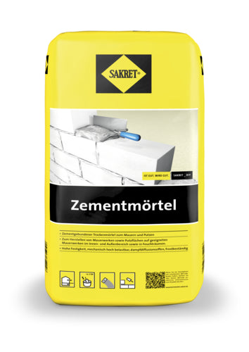 Sakret Zementmörtel 10 kg, NM III Mauer- und Putzmörtel