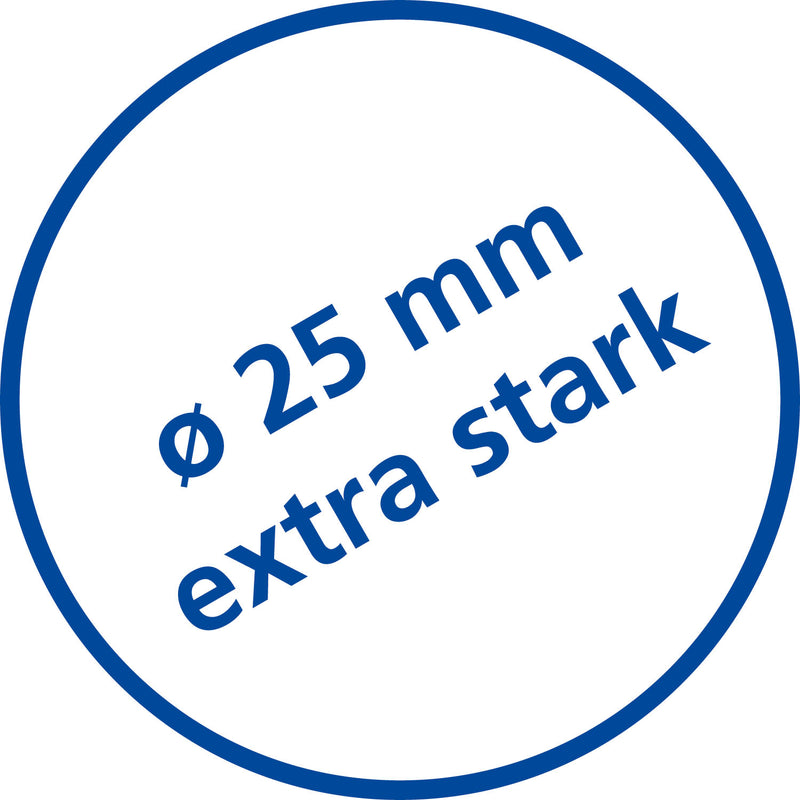 WENKO Deckenstütze für Teleskop-Duschstangen, chrom, 57 cm Länge