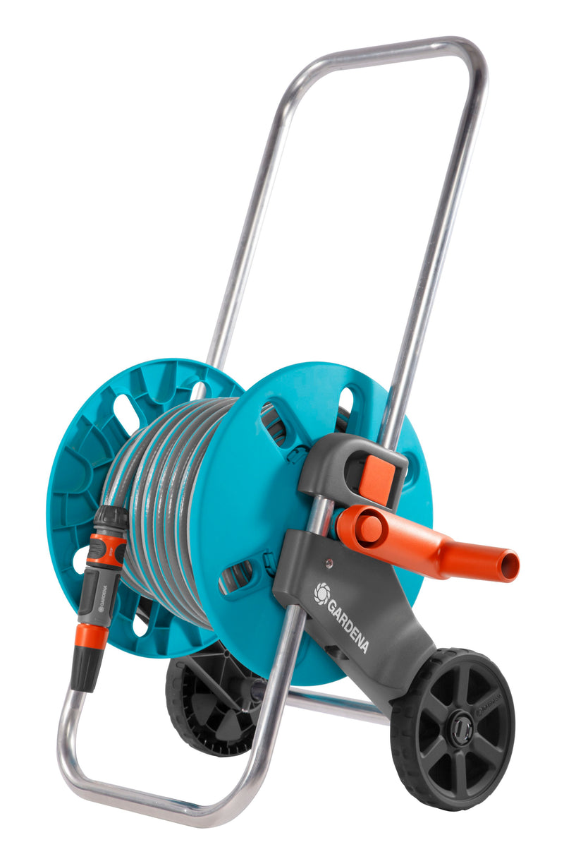 GARDENA Schlauchwagen CleverRoll S Set, blau/orange inklusive 20 m Schlauch