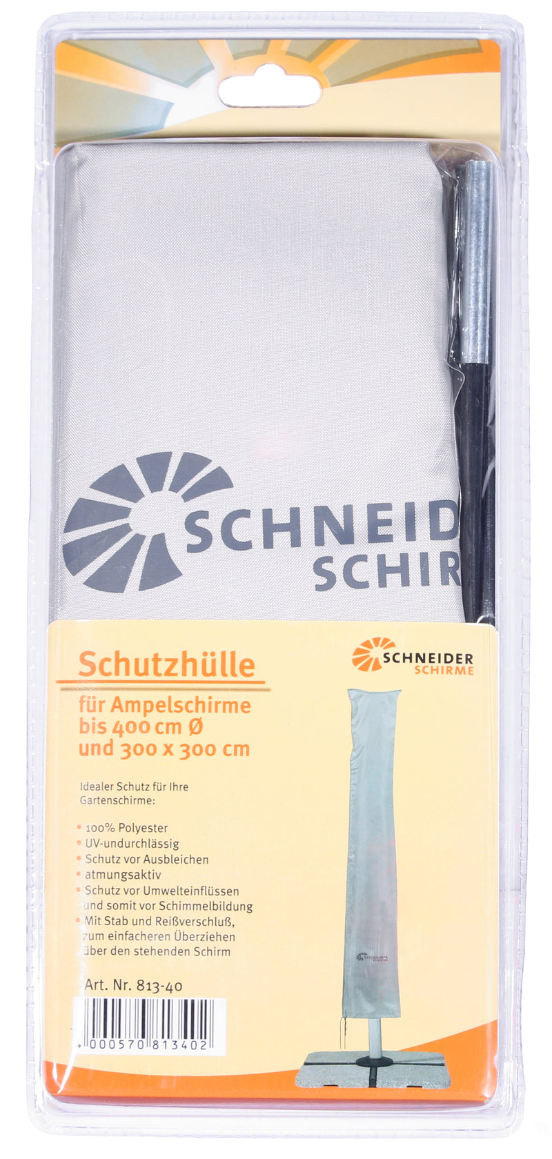 Schneider Schirme Schutzhülle für Ampelschirme, weiß, bis 400 cm
