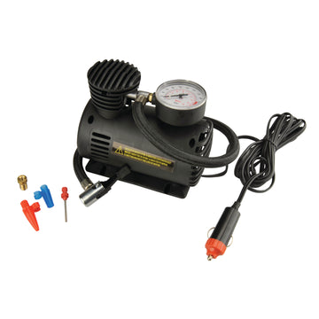 UNITEC Kleinkompressor mit Manometer, 18 bar, Kabellänge 2,80 m