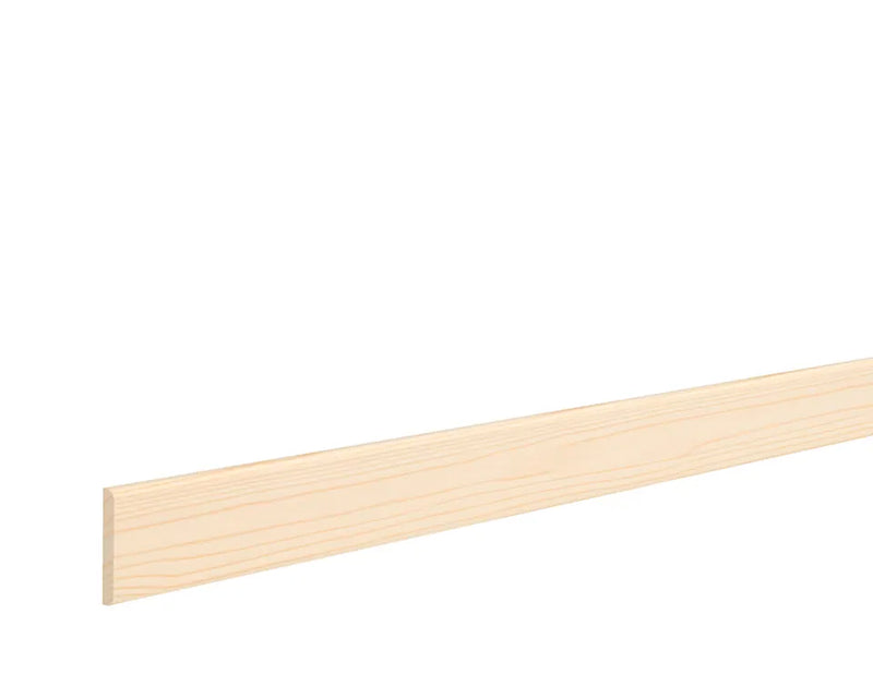 OSMO Kiefer astrein roh Deckleiste, massiv