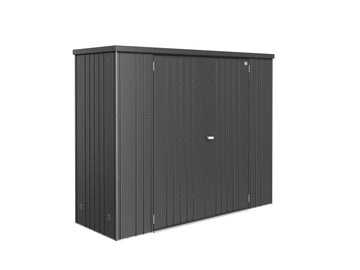 Biohort Geräteschrank 230 dunkelgrau-metallic, 227x182,5x83 cm