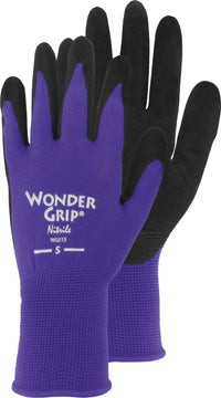 TRIUSO WonderGripViola Montagehandschuh Größe, violett, Nylon, Nitrilbeschichtet 15G