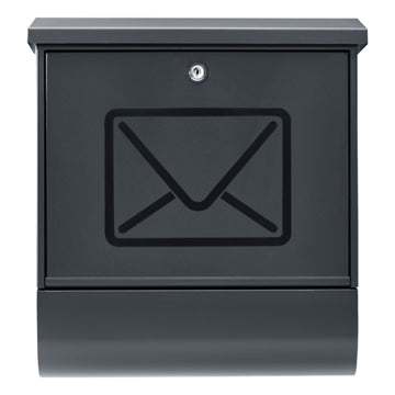 Burg-Wächter Lucenta 2701 anthrazit Aufputz-Briefkasten