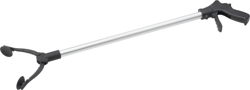 MEISTER Abfallgreifer aus Aluminium, 600 mm Höhe, Zangenfunktion